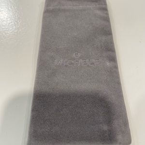 2 Michele watch strap pouches